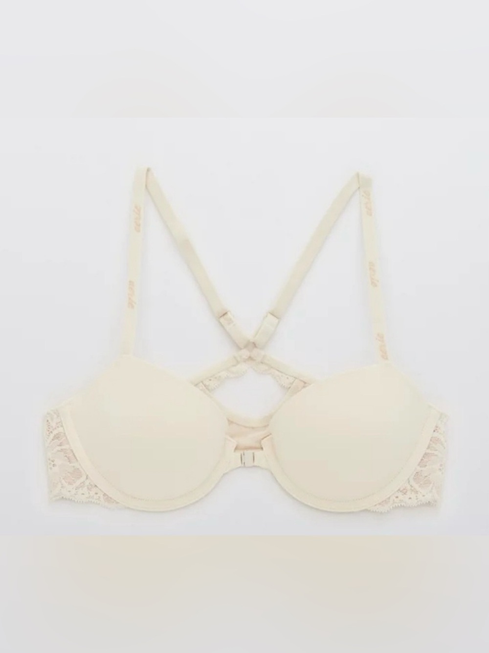 NWT Aerie Real Happy Demi Size 38 DD *FLAW*
